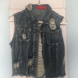 Denim vest